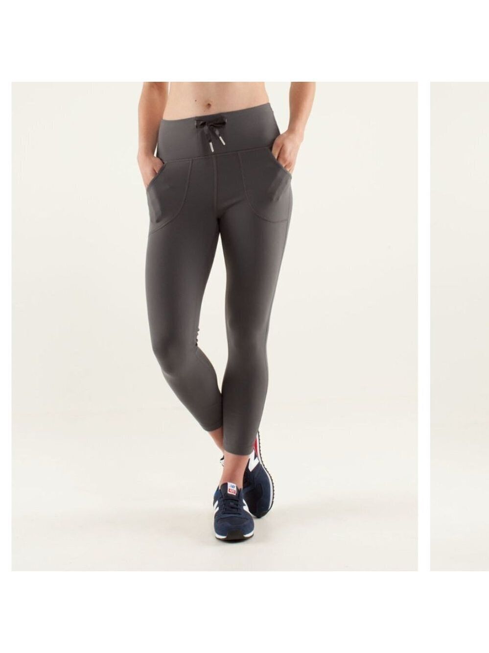 Lululemon Black Vintage Luon Crop Leggings Size 4